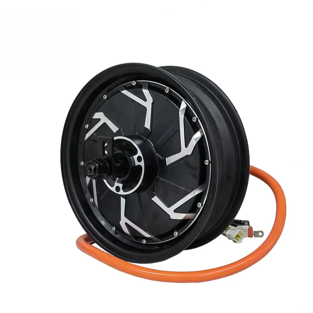 Motor 12x3.5inch 5000W 72V 95KPH In-Wheel Hub Motor for Electric Motorcycles New Condition