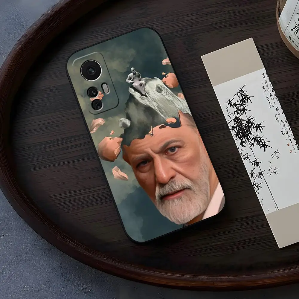 Sigmund Psychoanalysis Freud Phone Case for Xiaomi Redmi Note 13 14 10 12 Pro POCO X5 F4 F5 Pro 12 13 11T Lite Ultra Fundas Cove