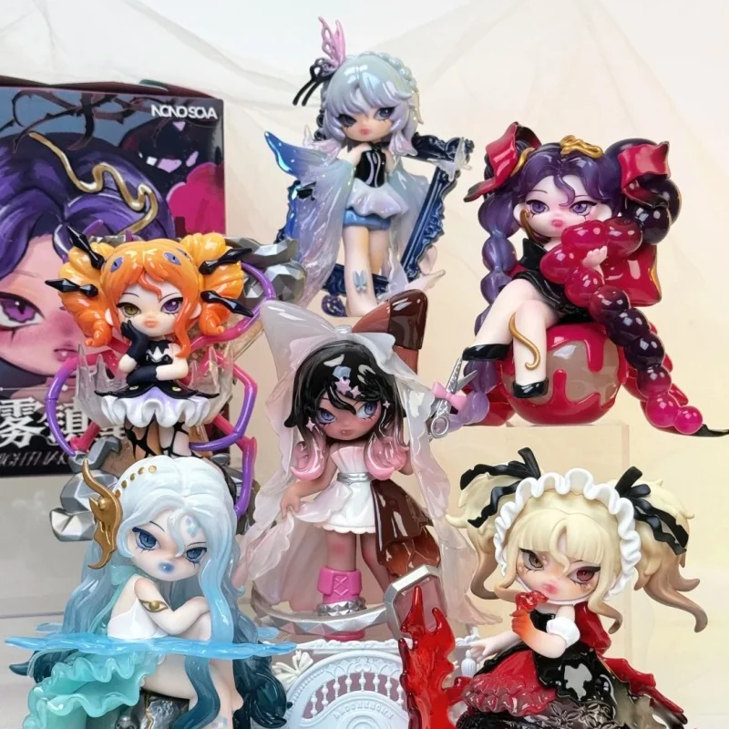 

Новая оригинальная детская серия Nono Sova Misty Town, глухая коробка, украшение для домашнего рабочего стола, аниме, экшн-фигурка, рождественские подарки