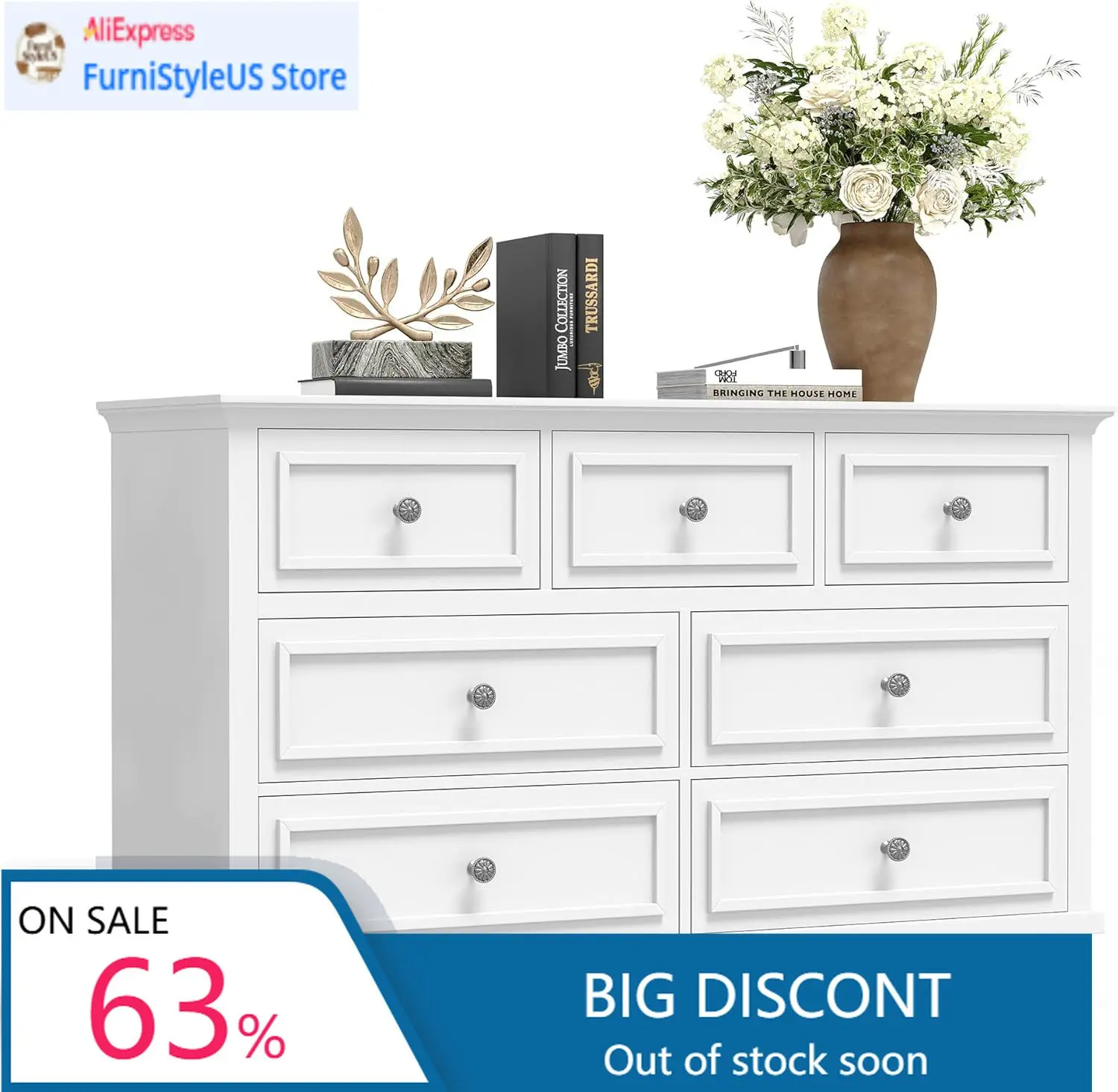 White Dresser For B…