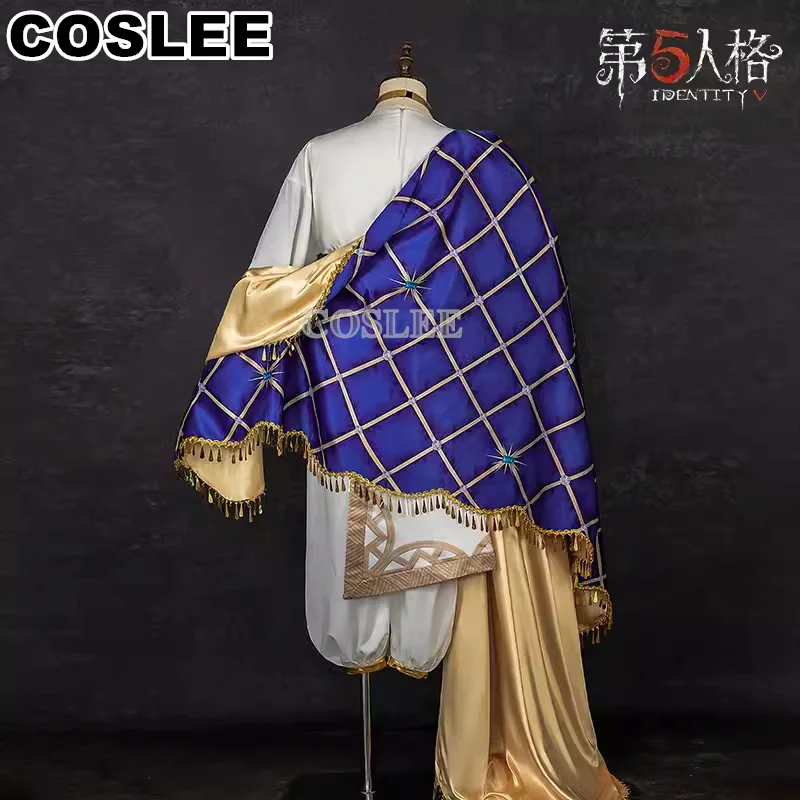 COSLEE Joseph Photographer Cosplay Costume Identity V World Travel Series Game Suit Handsome Uniform Halloween Party Outfit Men