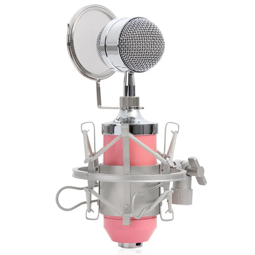 Hot Sale BM8000 Condenser Microphone Studio Record Dynamic Mic BM 8000 Filter For Radio Broadcasting Studio Ktv Microphone Wired