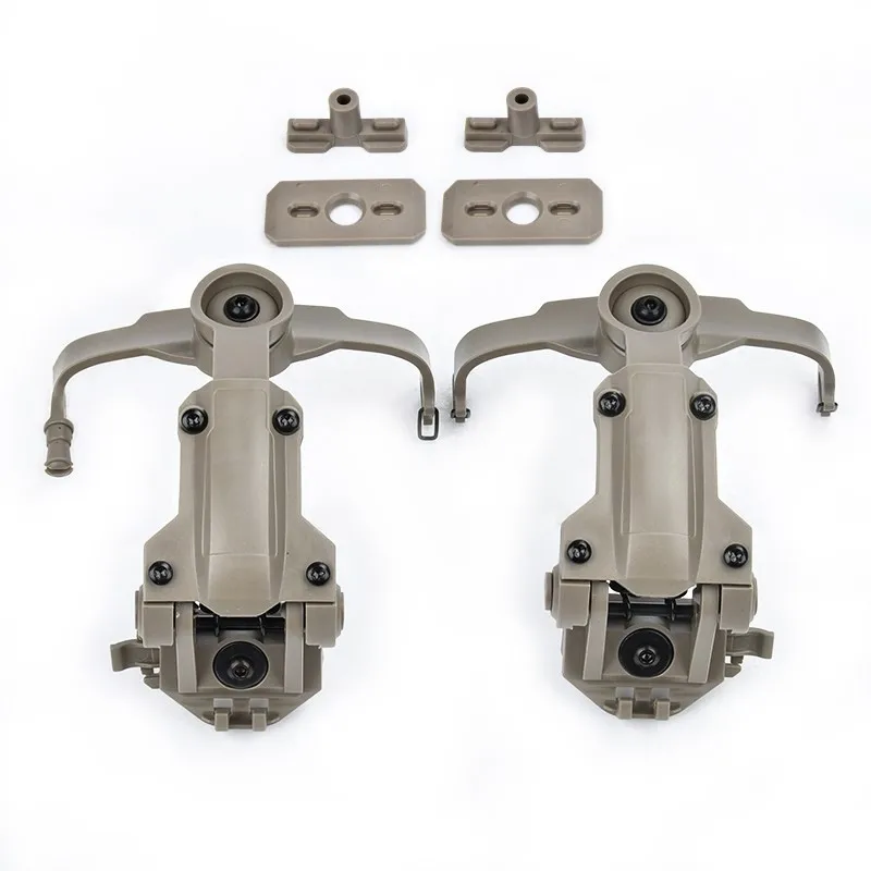 WADSN Taktische Schnelle Rotation Helm Schiene Mount Adapter Headset Halterung Für Comtact Sordin Kopfhörer Fit Wendy ARC Schiene Basis 3