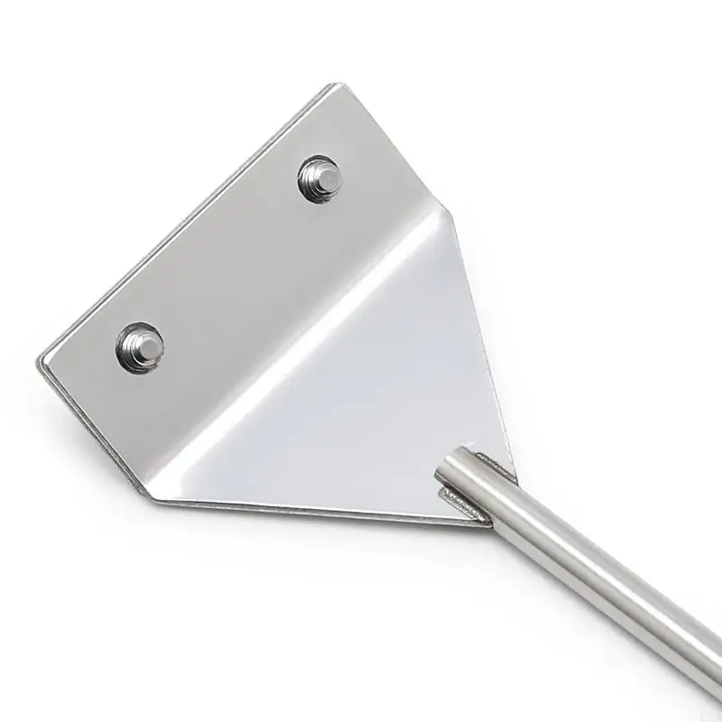 KX4B 18 "Aquarium Galgae-Scraper Stafless Steel Screts Tool Tool مع شفرة للأسماك الزجاجية الزجاجية الزجاجية