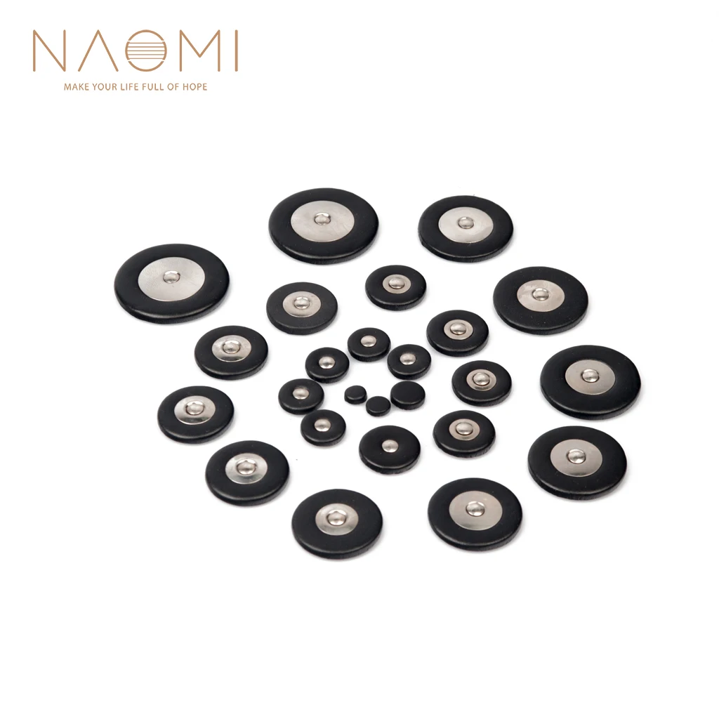 NAOMI Alto Saxophone Pads Sax Leather Pads Replacement For Alto Saxophone Sax Saxophone Accessories