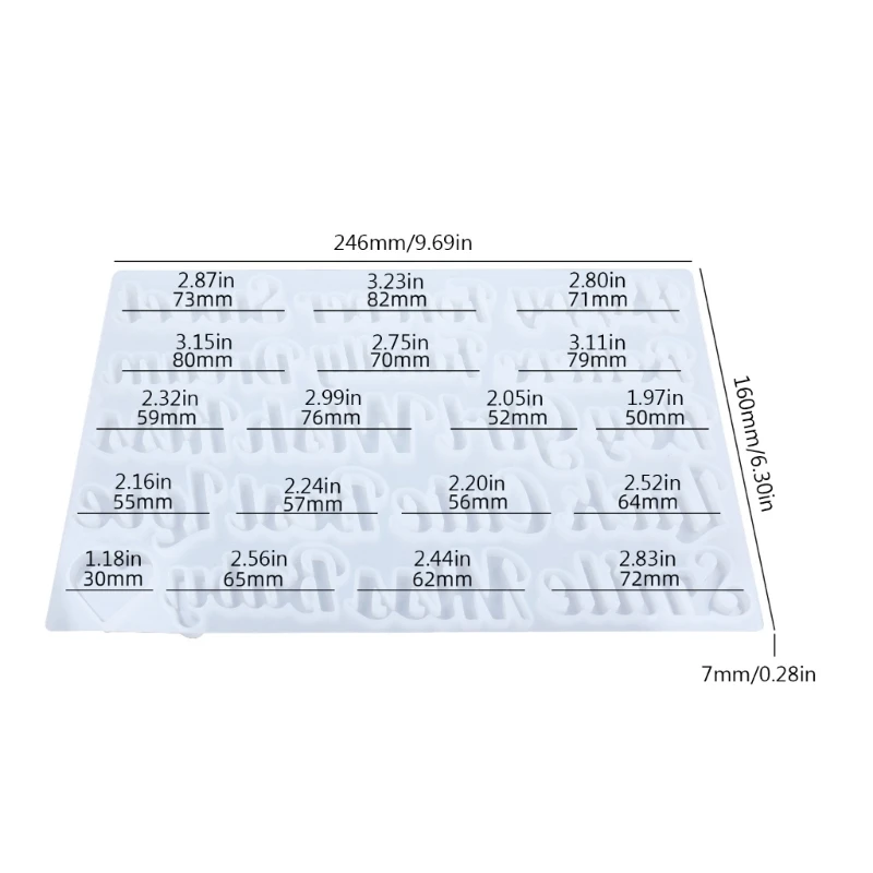 M2ea silicone alfabeto resina moldes kit desejos moldes de fundição cola epoxy chaveiro que faz o conjunto