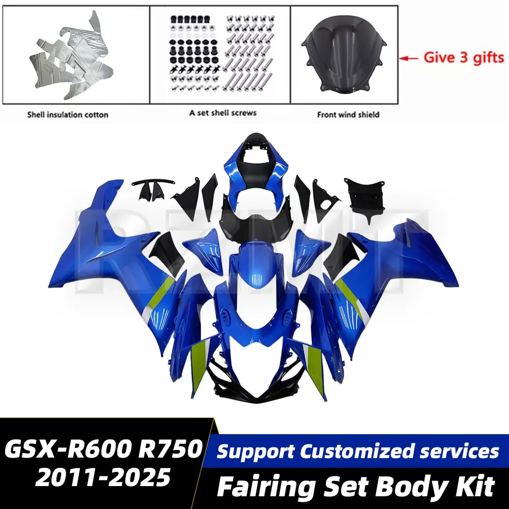 Motorcycle Fairing Set Body Kit For Suzuki GSX-R600 R750 2011-2025 High Quality ABS Plastic Shell Injection Bodywork
