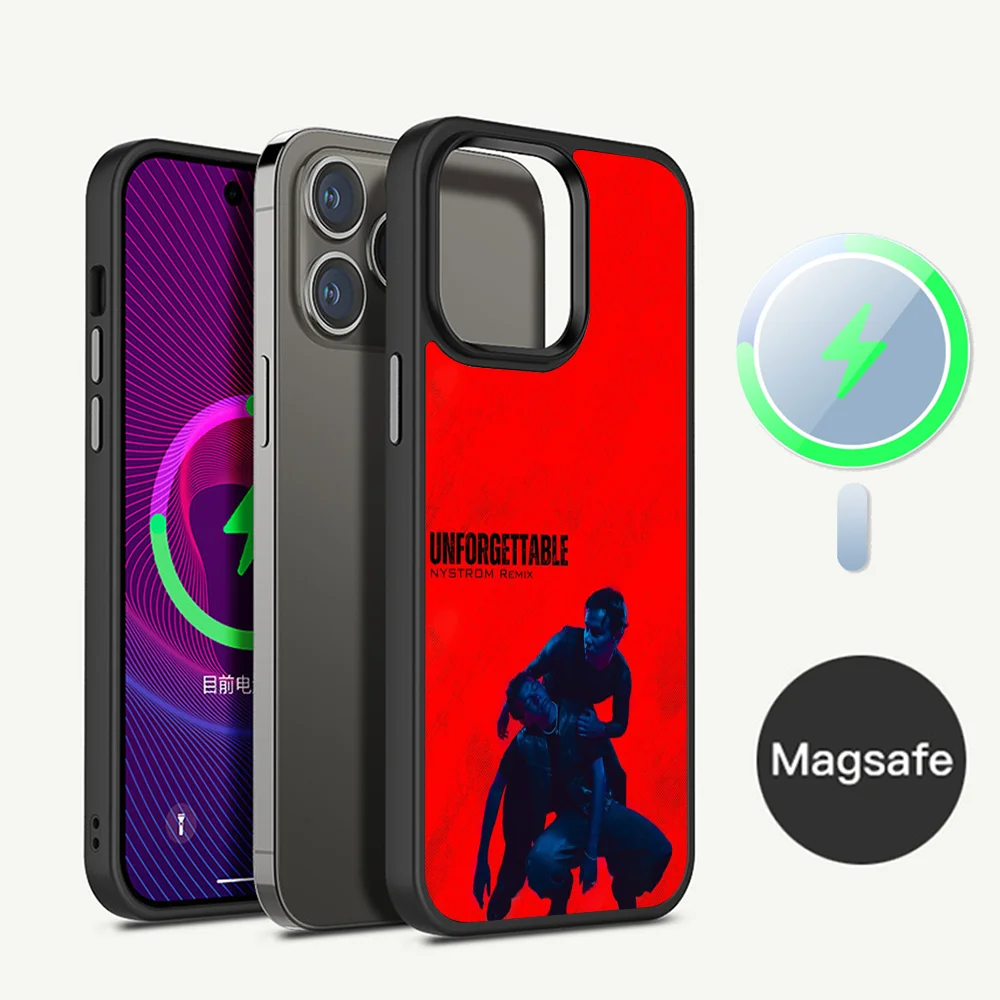 Marcus And Martinus Music Phone Case Magesafe Magnetic Wireless Charge Case For iPhone 16 11 12 13 14 15 Pro Max Plus Mini