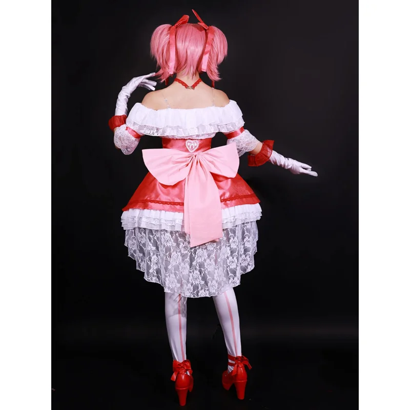 2025 ♥   新しいアニメ魔法少女まどか☆マギカ鹿目まどかコスプレ衣装ゴージャスなドレスウィッグ Walpurgisnacht ライジングハロウィン P ☆ ★