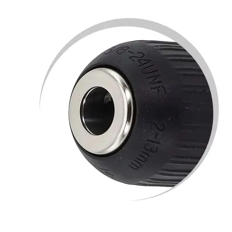 

2-13mm Electric Drill Chuck 3 8-24UNF Adapter 3 8-24UNF Connection Size Keyless Adapter Human Engineering Design