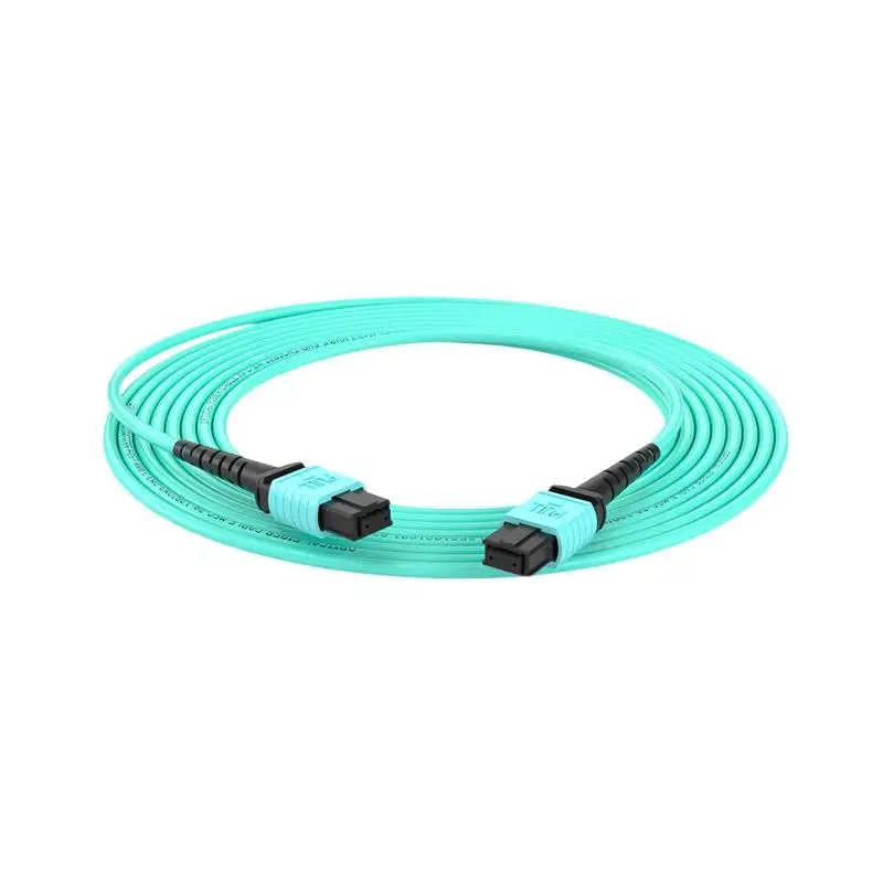 

MPO to MPO OM3 8 Core Fiber Optic Patch Cord High Performance Female to Female Solution for Server Room Applications