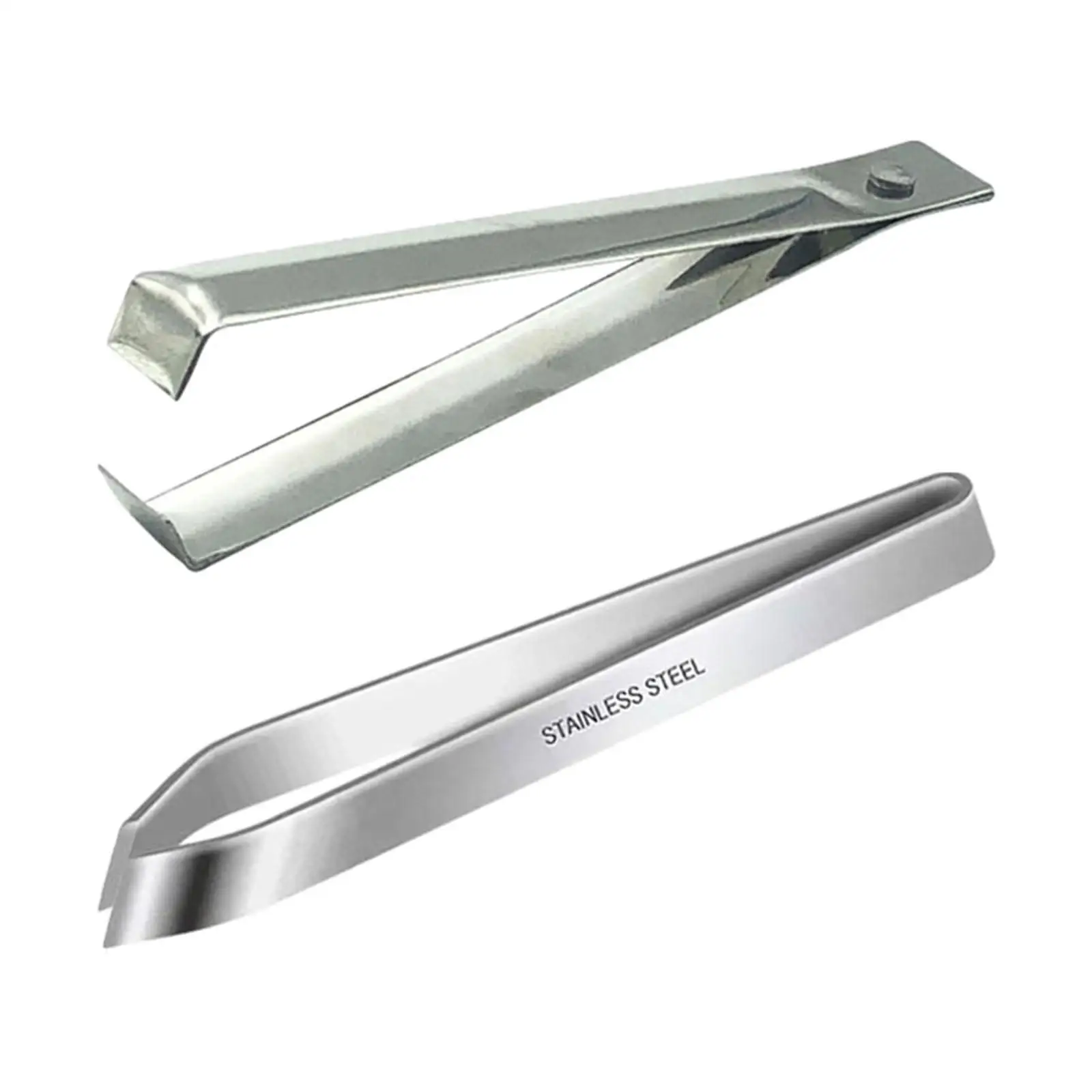 2 قطعة ملاقط عظم السمك للطبخ ملقط دقيق ملاقط الطهي المشبك