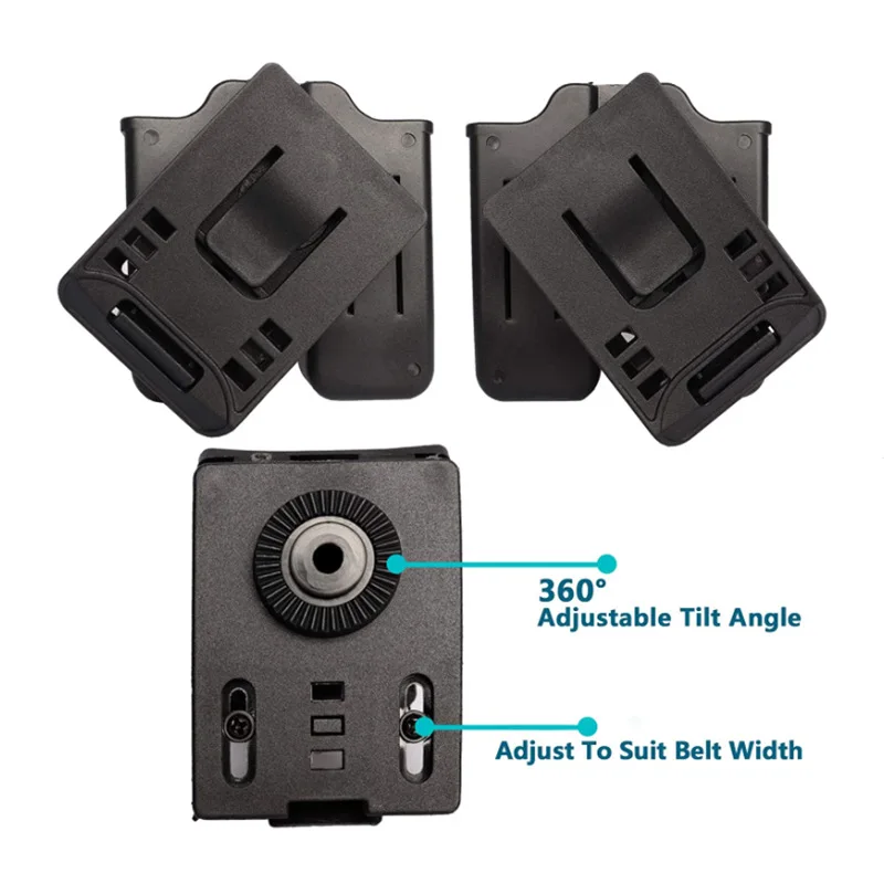 Plastic-Steel Double-Row 92 Magazine Quick-Draw Holster,92G Double-Row Quick-Draw Holster Tactical Holster 92G Waist Pouch