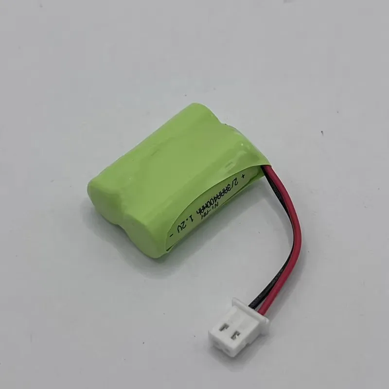 2pcs/lot for Vtech microphone and telephone battery Ni-MH 2/3AAA 400mAh 2.4v 3.6V battery pack