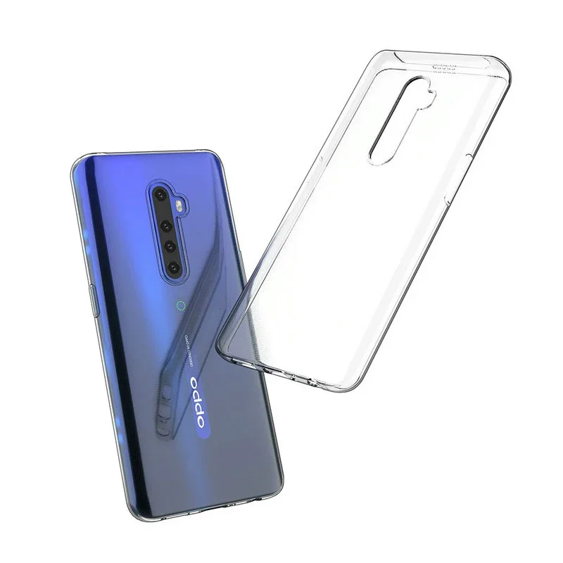 Simple Soft Clear Phone Case Cover for OPPO Reno 2 Z F 2Z 2F Coque Funda Reno2 Pro Transparent Silicone Thin Friends Couples TPU