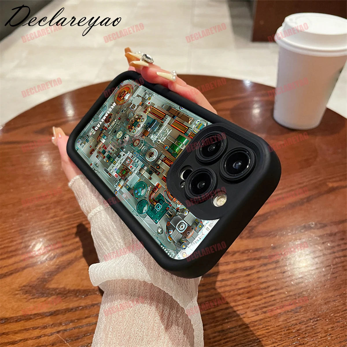 DECLAREYAO матовый легкий тонкий мягкий чехол из ТПУ для Samsung Galaxy S21 S23 S25 S22 S24 Plus противоударный чехол