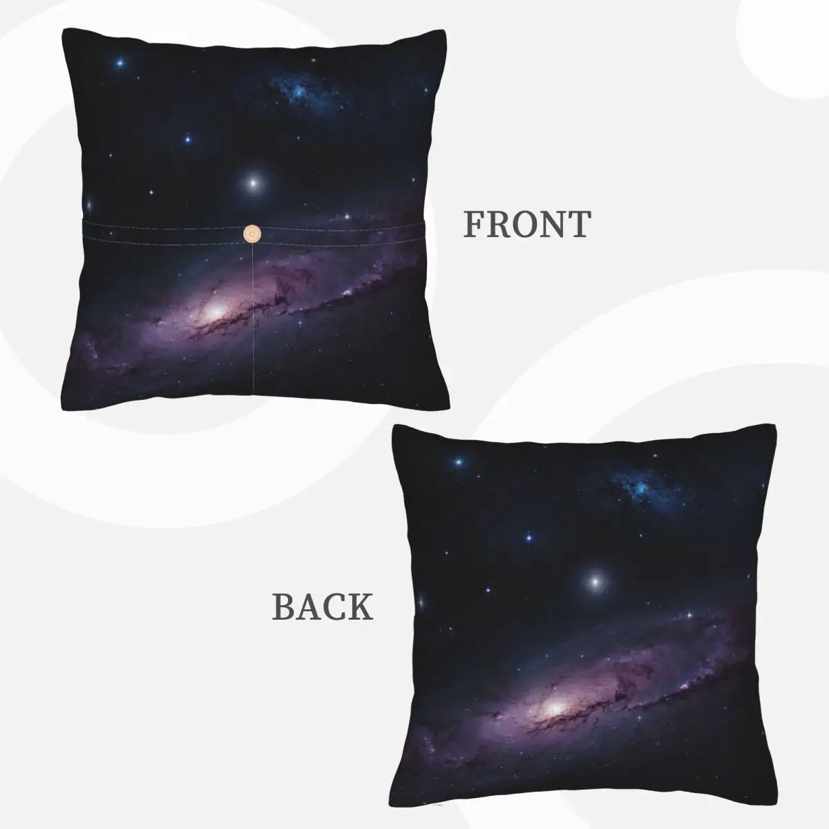 Cloak Galaxy Universe Planets Square Linen Pillowcase Cushion Cover Polyester Decorative Bedroom Home Comfort Throw Pillow