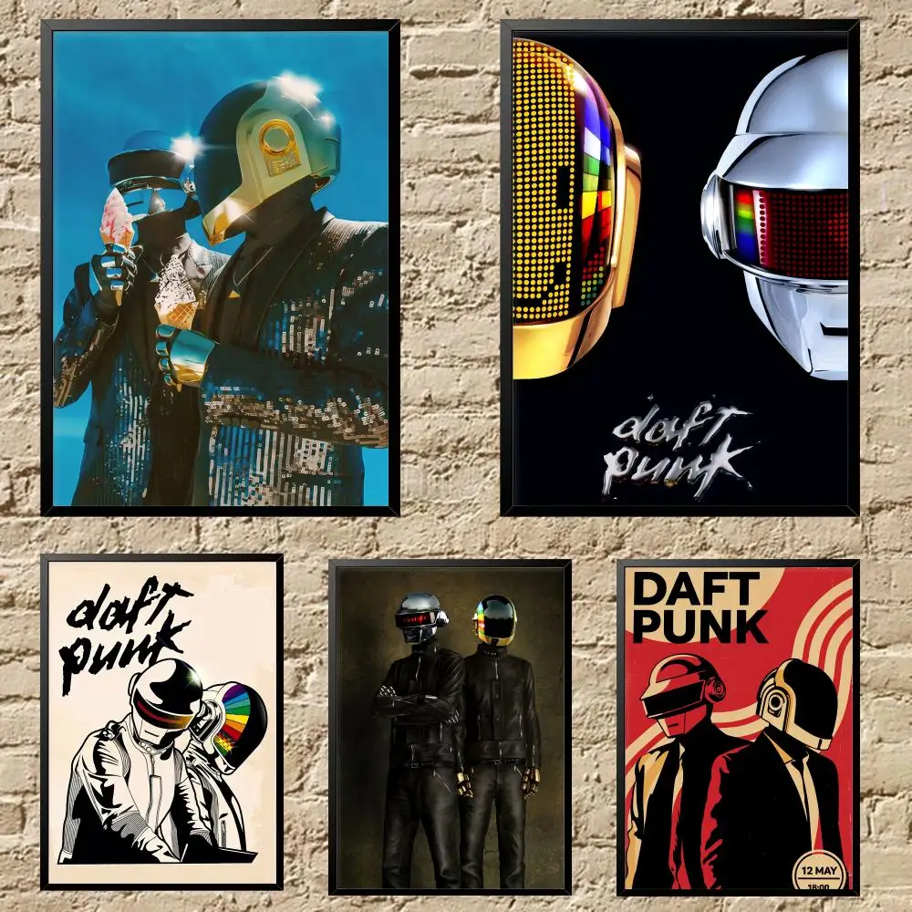 Band Savages D-Daft P-Punk Poster HD Waterproof Self-Adhesive Wall Art - Versatile Decor for Any Space | Perfect Gift Idea