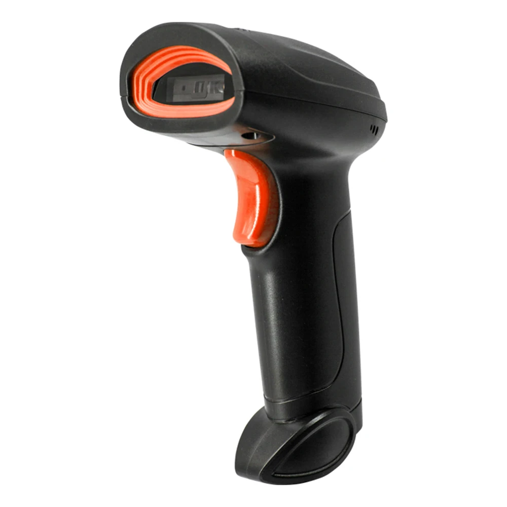 Wireless 1D Barcode Scanner 2.4G + USB Wired Connection CCD Scanning Head for Paper and Screen Codes Compatible with Windows