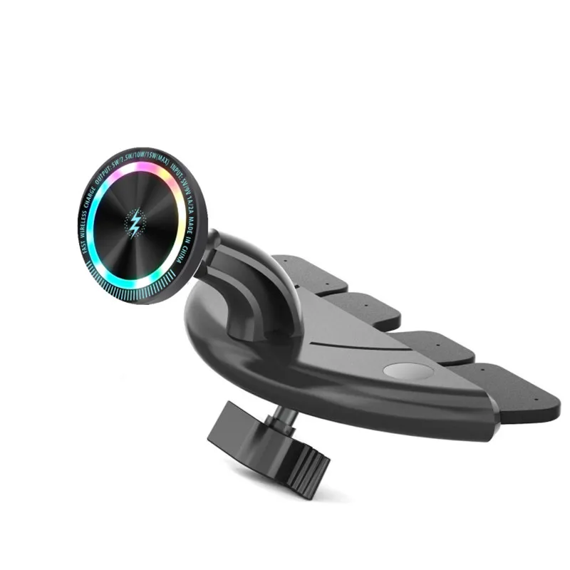

Wireless Charger Stand Cd Rom Cradle Phone Holder Cd Slot Car Maxsafe Car Charging Macsafe Cradle For iPhone Magsafe Samsung