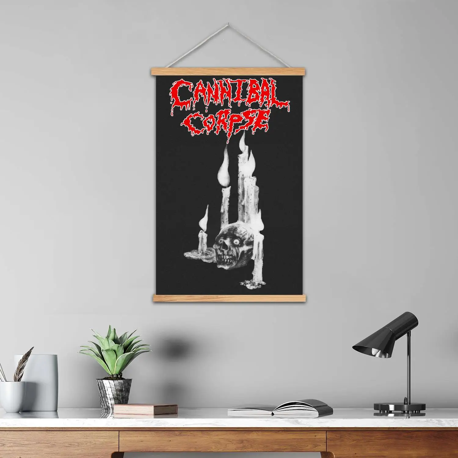 Cannibal Corpse Framed Wall Painting Canvas Art Poster and Wall Art,  Modern Family Bedroom Decor,Decorative painting