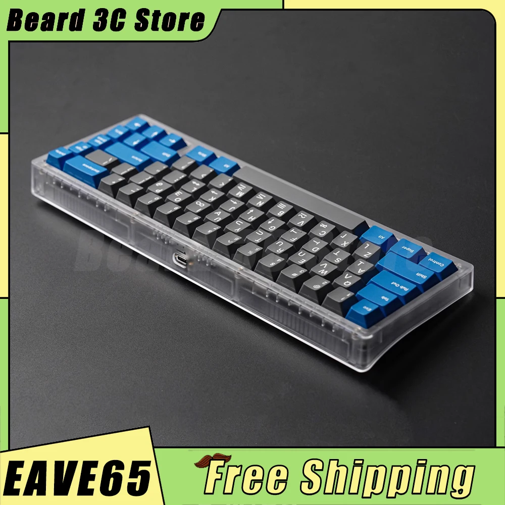 

Swagkeys EAVE65 комплект механической клавиатуры на заказ проводная клавиатура креативный ПК литьевая прозрачная клавиатура аксессуары для ПК