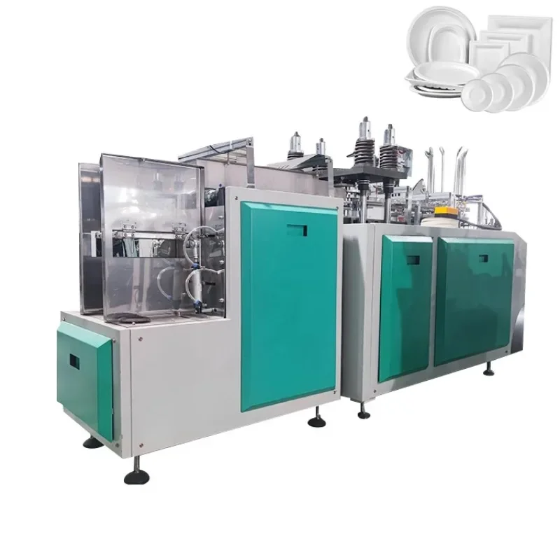 Fully Automatic Disposable Paper Plate Tray Bowl Making Machine Price for Party