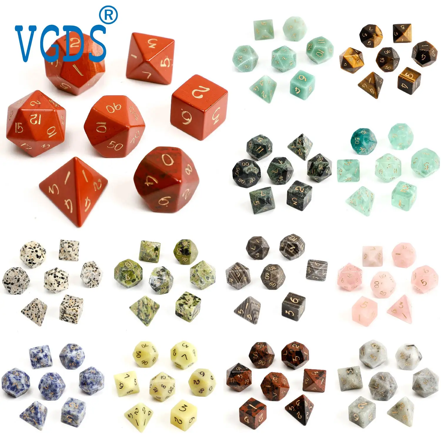 

Dice Game Polyhedral Multi Material Mixed Dice Set Entertainment Accessories Suitable For DND Dragon And Dungeon RPG Board Games