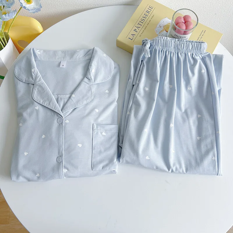 

Осенняя одежда для сна, пижамы для женщин, новый домашний костюм, пижамные комплекты, женский топ с длинными рукавами, брюки, одежда для сна