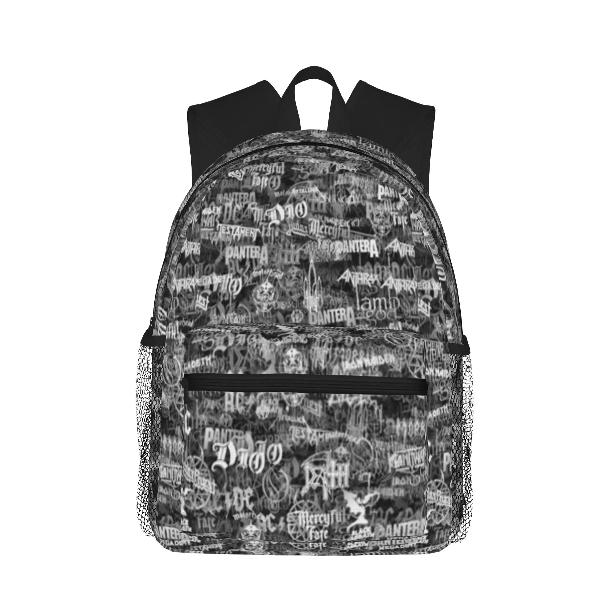 Heavy metal bands  Casual Backpack for Students and Adults Feminina backpack