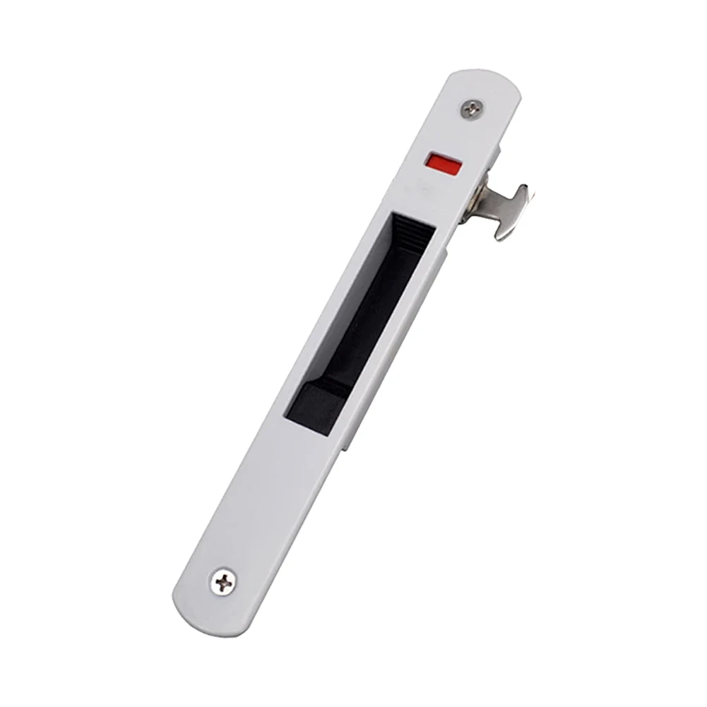 Home Improvement Glass Door Hook Lock Stainless Steel Lock Sliding Door Lock Lock Seat Included Moisture-proof Design