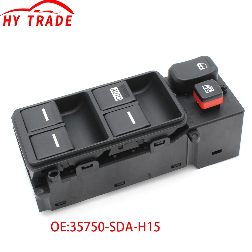 Power Window Control Switch For Honda Accord 2003-2007 35750-SDA-H15 Car Replacement Accessories Glass Master Lifter Button