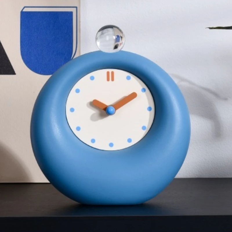 blue-resin-creative-small-clock-table-decor-modern-living-room-desktop-clock-silent-minimalist-cute-clocks-desk-brief-home