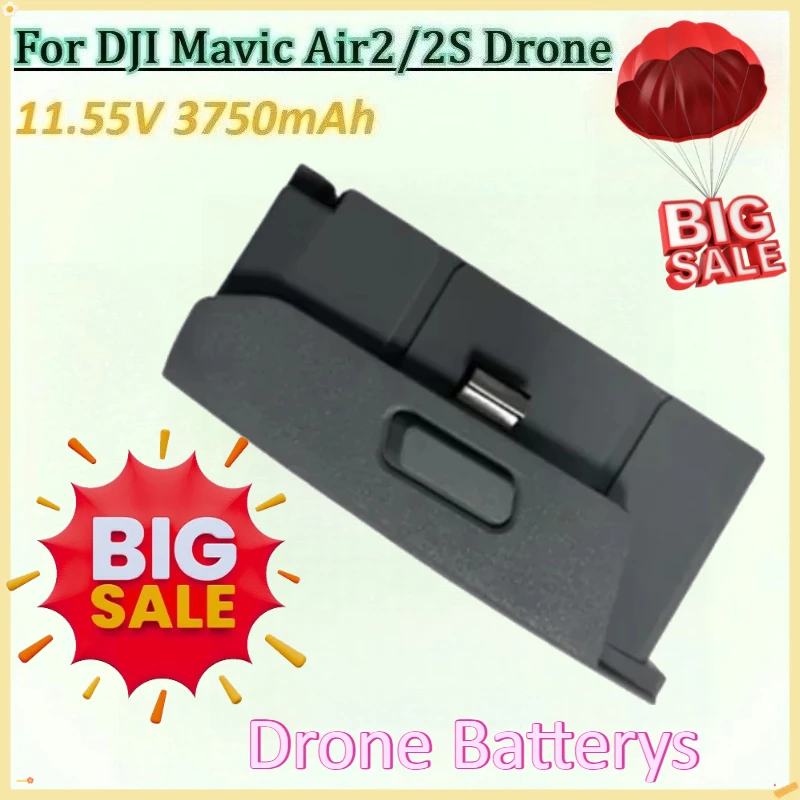

Replacement Battery 11.55V 3750mAh for DJI Mavic Air2/2S Drone 31Mins Flight Long Time Battery Intelligent High Capacity Flight