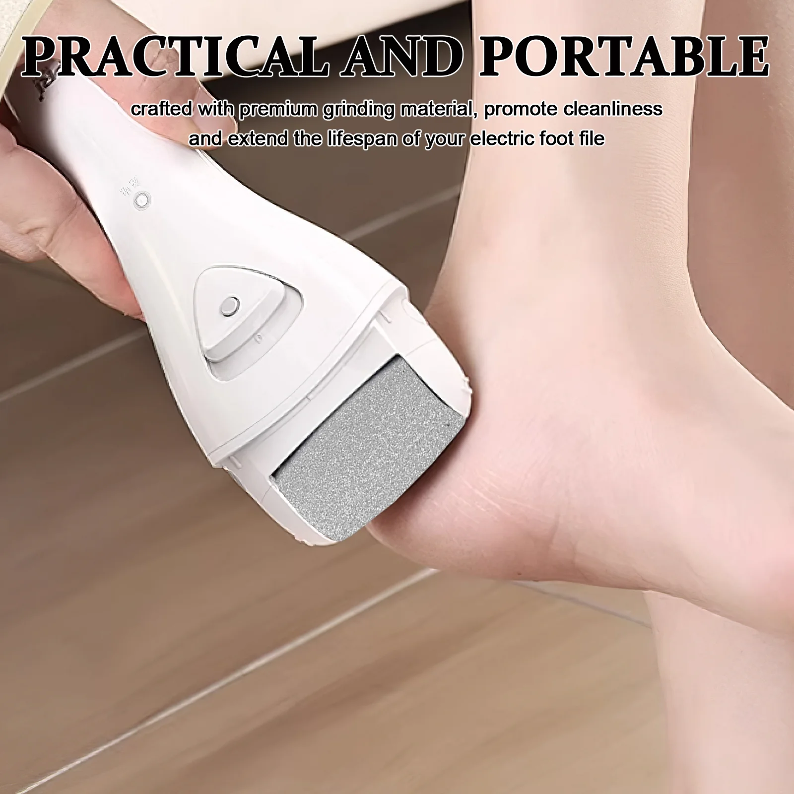 

6Pcs Electric Foot File Replacement Roller Heads Coarse Fine Refills Dead Skin Remover Pedicure Tool Accessory Smooth Feet Care