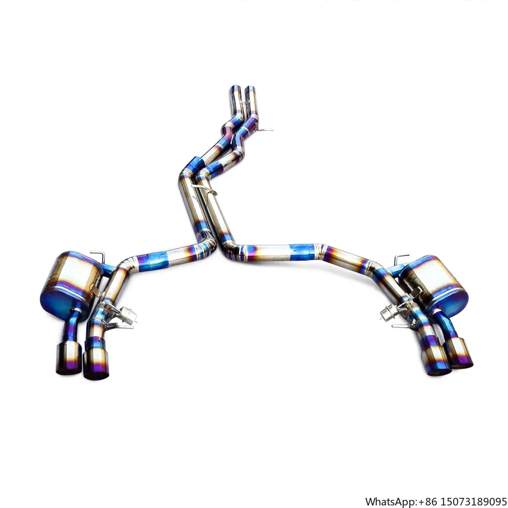 

Высокопроизводительная тюнинговая выхлопная система Catback с титановыми клапанами для Audi A6/A7 C8 3.0T 2019-2022 годов, для гоночных и спортивных автомобилей