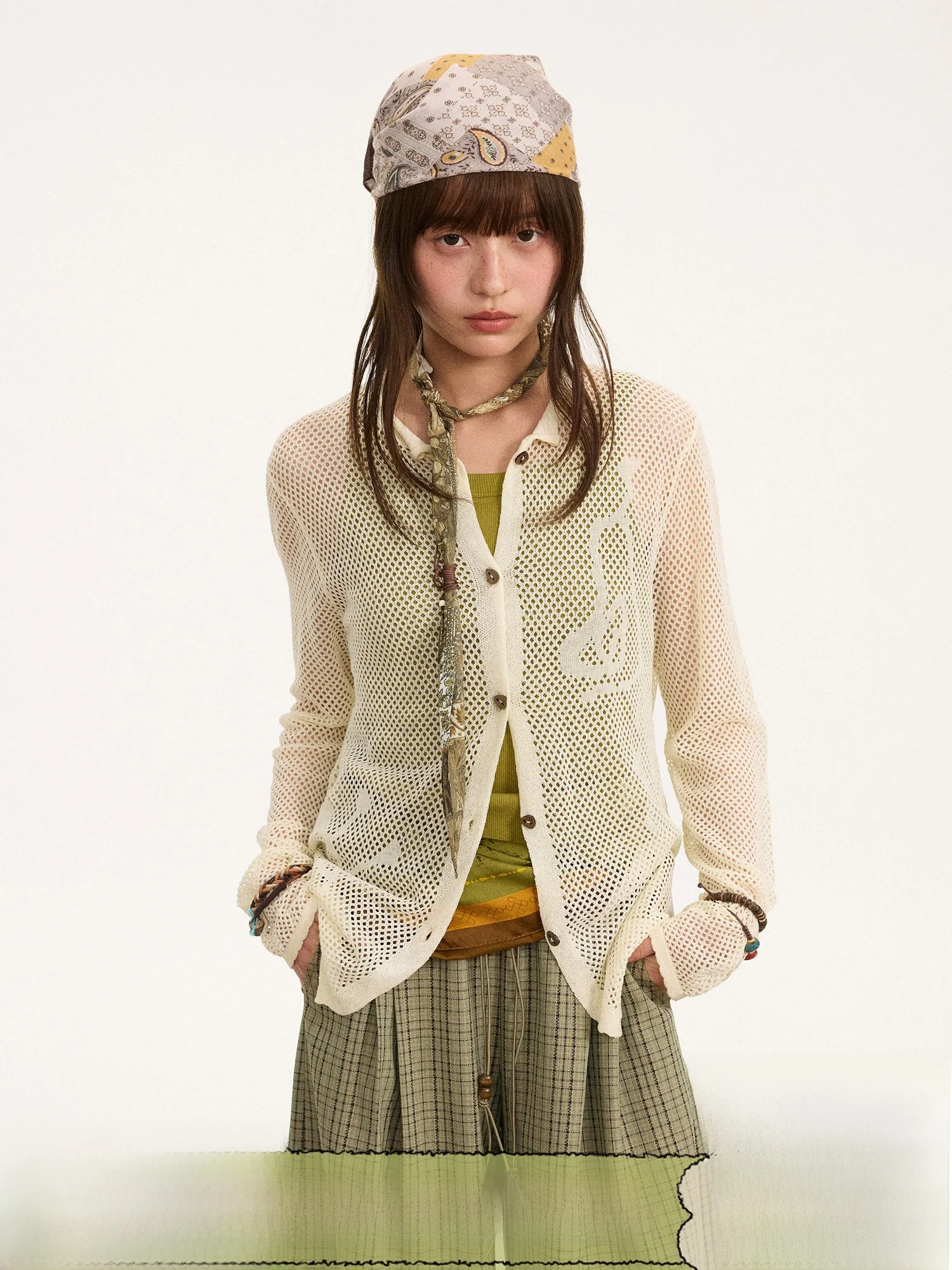 

Рубашка женская повседневная свободного кроя с длинным рукавом, на пуговицах, с вырезами на воротнике, в стиле ретро, из льняной вязки