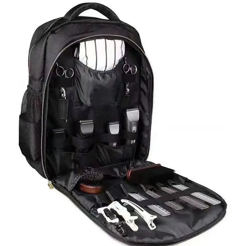 Hair Tool Bag Multifunctional Oxford Cloth Tool Bag Outdoor Portable Organizer Backpack Large Capacity Backpack Organizers