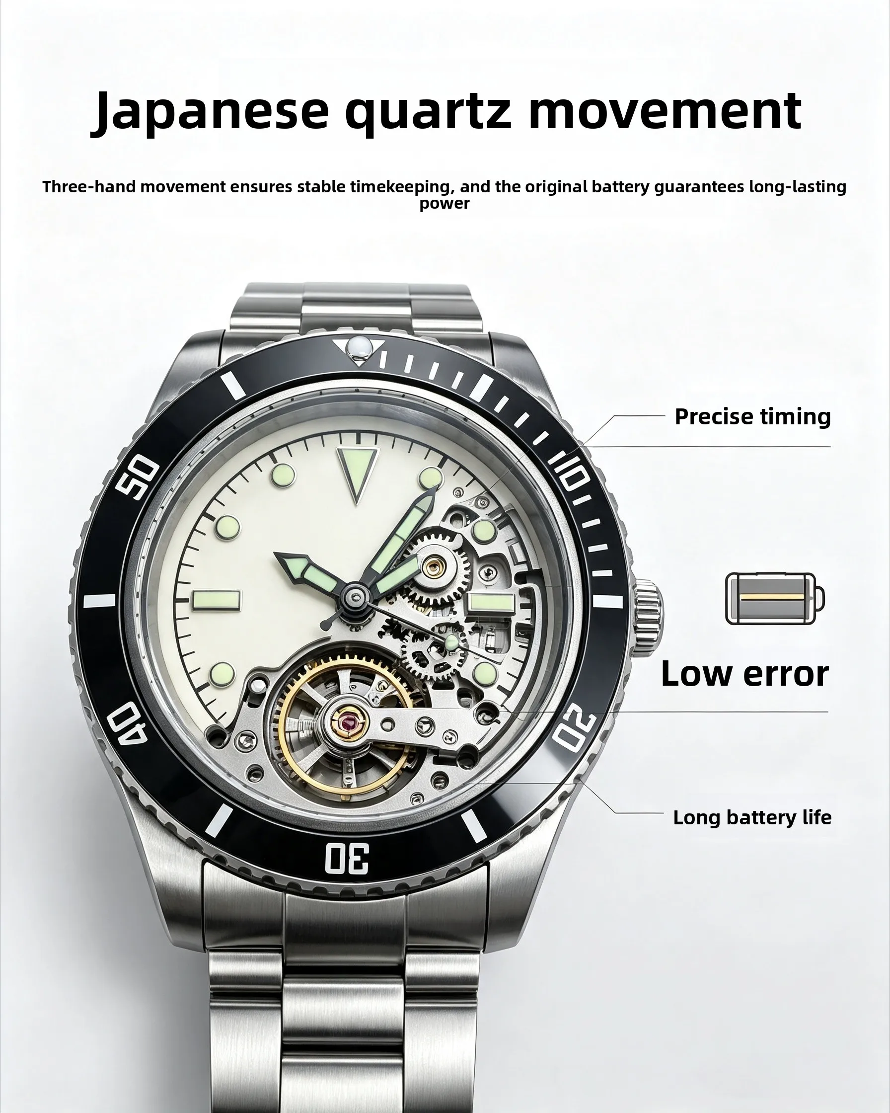 Stainless Steel Watch Men's Eu - Best Luxury Quartz Watch recension och pris