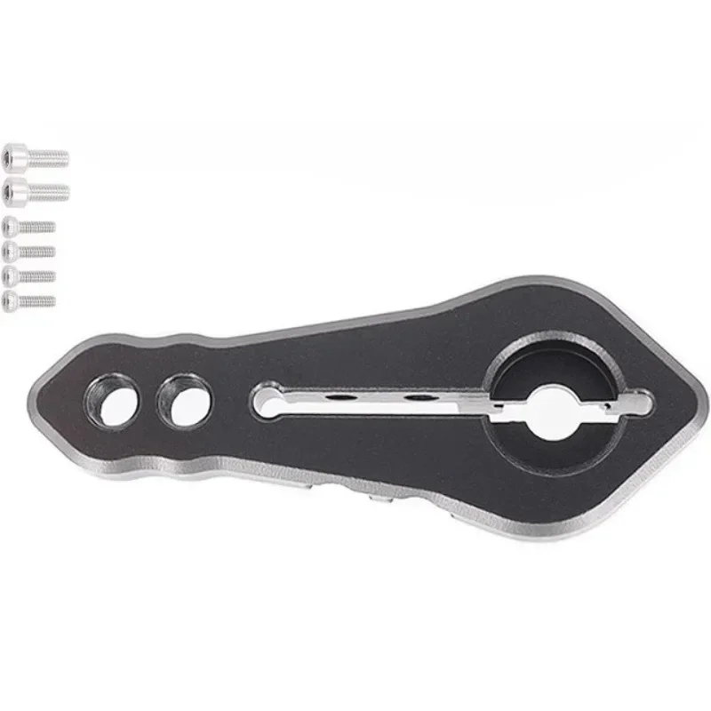 1 szt. Metalowy serwo ramię sterującego 37mm z 25 zębami do samochodów RC 1/10 Crawler Trxs Trx4 Trx6 Scx10 Axial D90 Rgt, części do samochodów RC