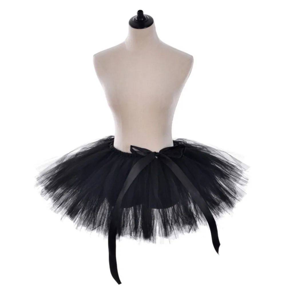 Flauschiges Mädchen Ballett TuTu Kleid Schleife Clown Kinder Ballett Röcke Prinzen Kleid Tanzkostüm Lolita Cosplay Kleid Halloween