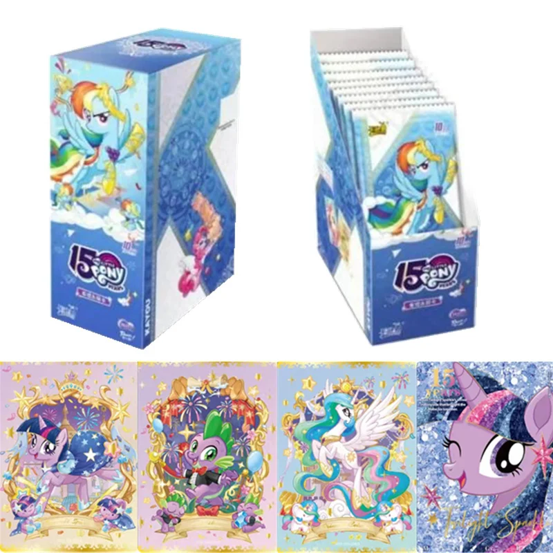 

KAYOU Anime Original My Little Pony Card T4W8 Friendship Eternal Card Peripheral Collection Card Kids Toys Gift