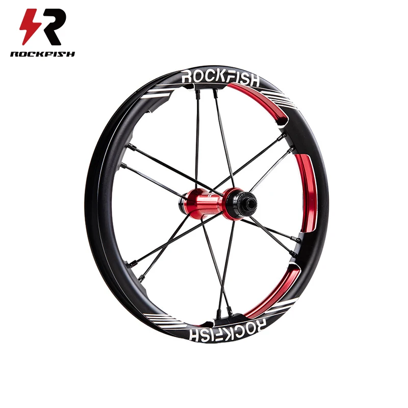 Rockfish R6 Double-layer Aluminum Alloy Kids Balance Bike Wheel Set 12 inches Sliding Bicycle Wheel Rim Set Pushbike Wheelset