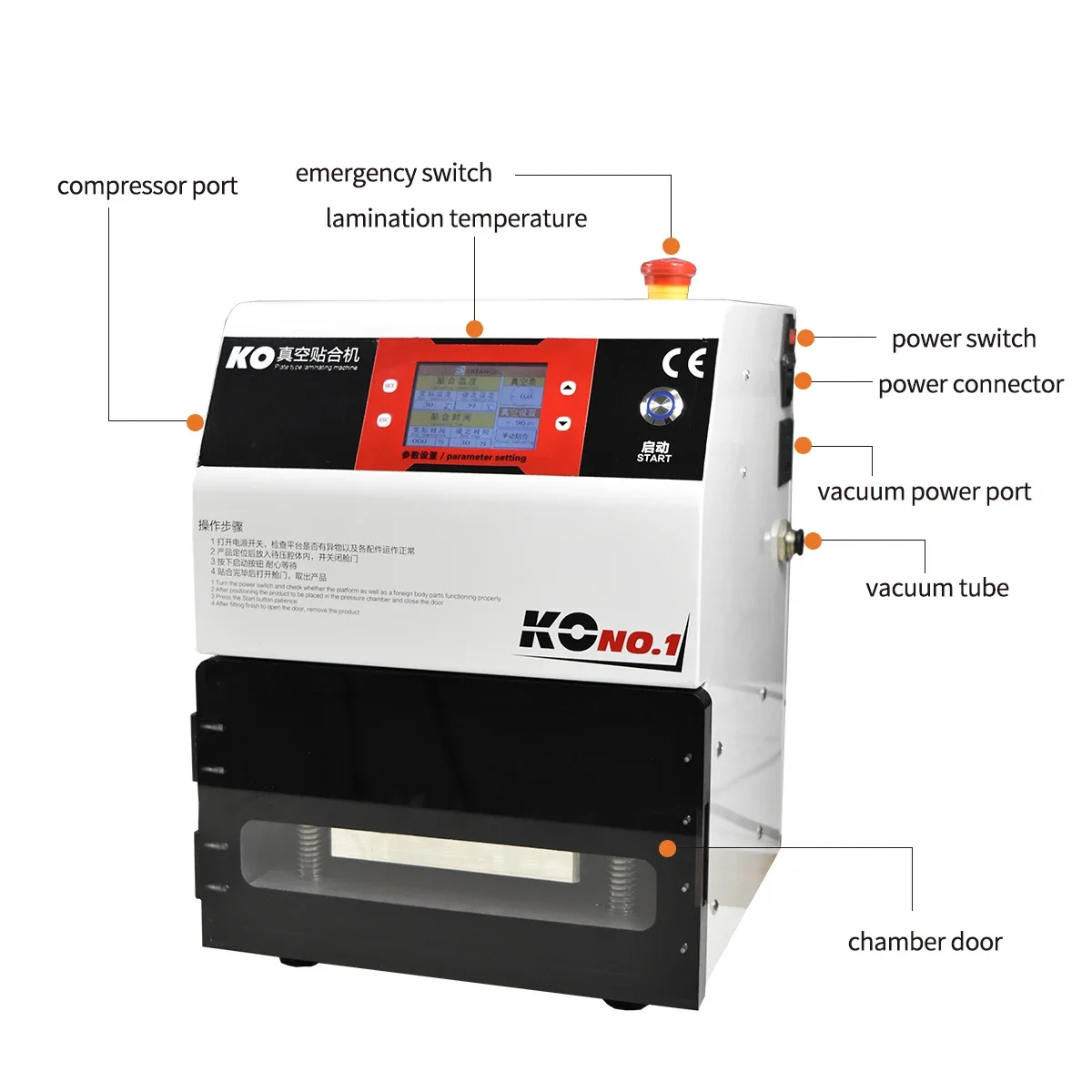 Mobile Phone Repair Tools M-Triangel KO NO1 Touch Screen OCA Glass Laminating Machines Lcd Vacuum Lamination Equipment