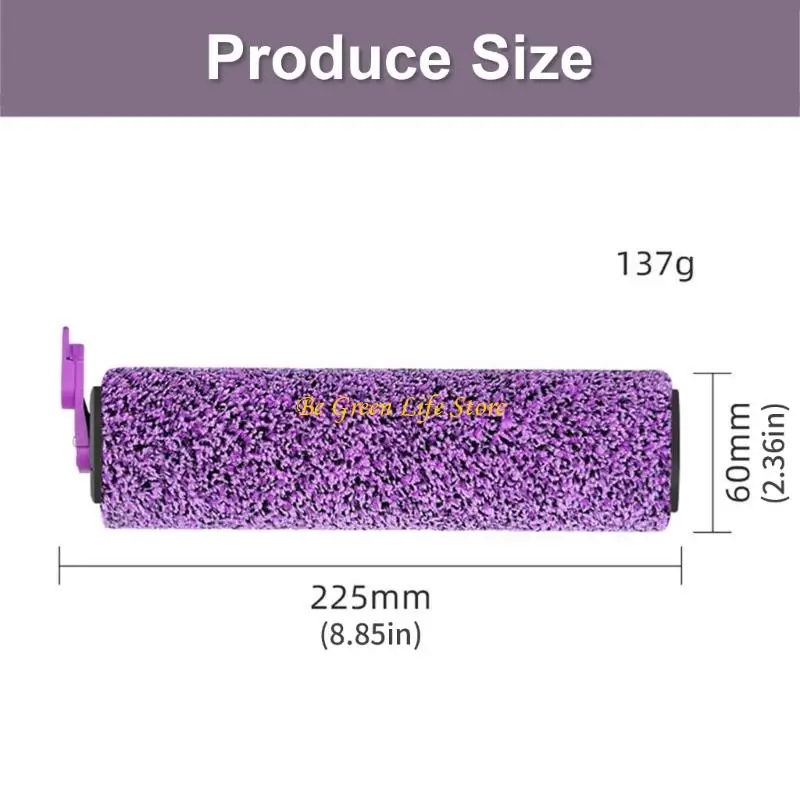 M7DF 2PCS الفراغ البلاستيكي بفرشاة البولر بديل الفرشاة الرئيسية الفرشاة