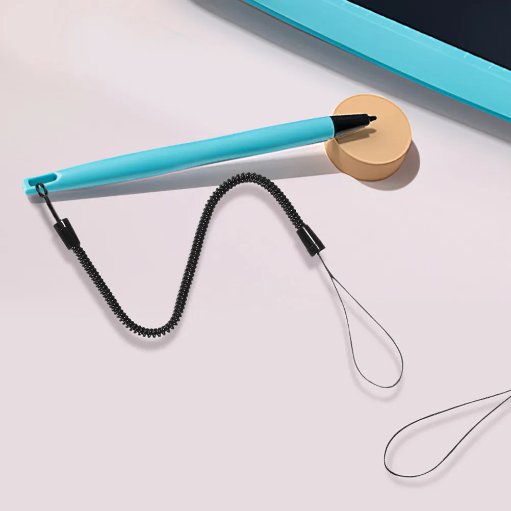 

10Pcs Handwritten Pen Elastic Pen Strap Anti-Lost Lanyard Retractable Tablet Stylus Holder Plastic Tether for School Office