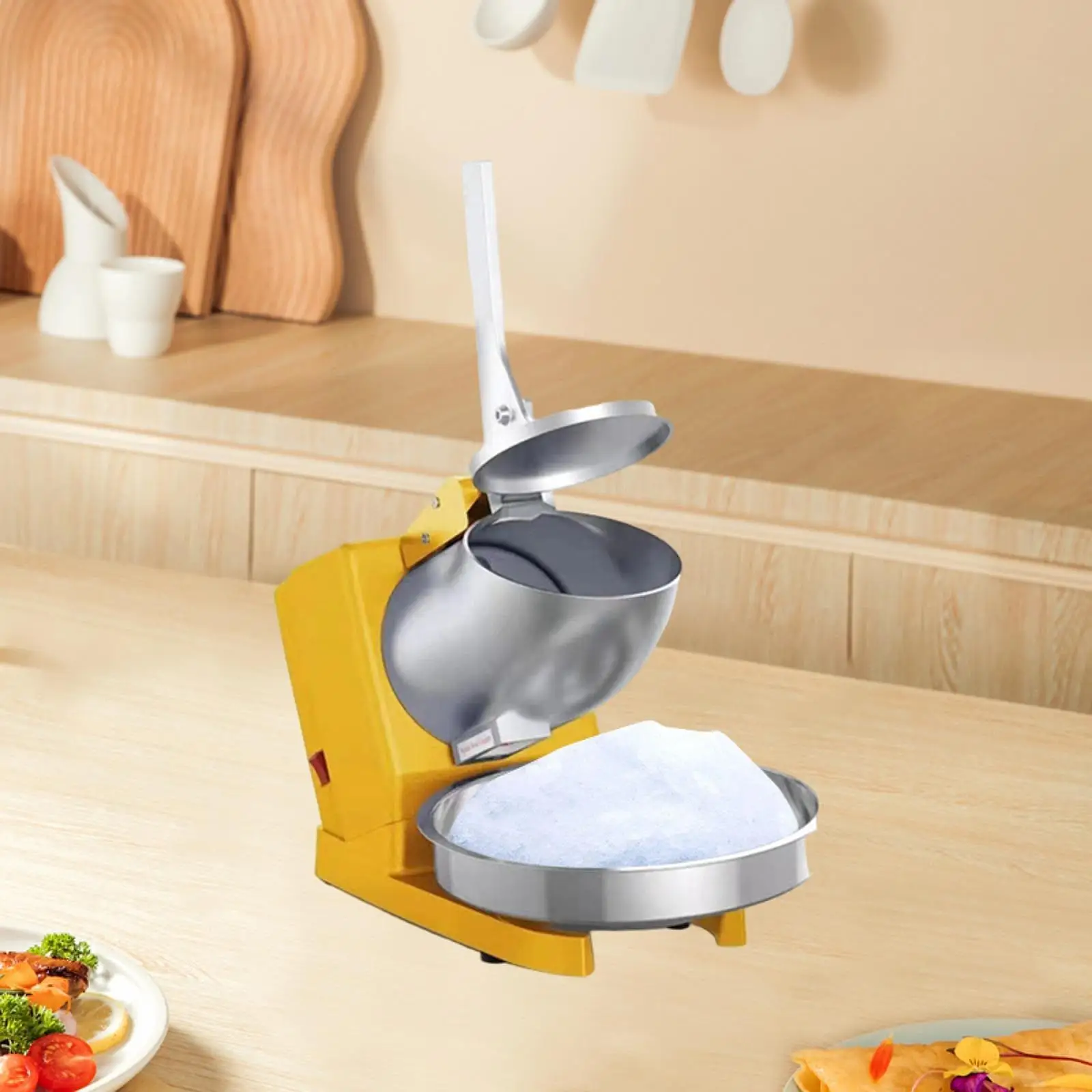 

US Plug Adapter Sturdy Commercial Use Ice Shaving for Indoor Kitchen Outdoor