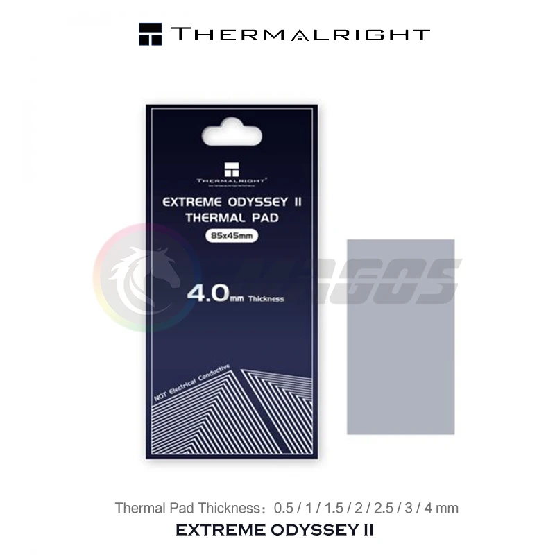 

Original Thermalright EXTREME ODYSSEY II Thermal Pad GPU CPU Heatsink Cooled Conductive Silicone Paste Thermal gasket 14.8w/mk