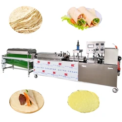 20cm Thin Lavash Bread Machine Commercial Chapati Maker Roti Pita Bread Production Line Automatic Taco Tortilla Making Machine