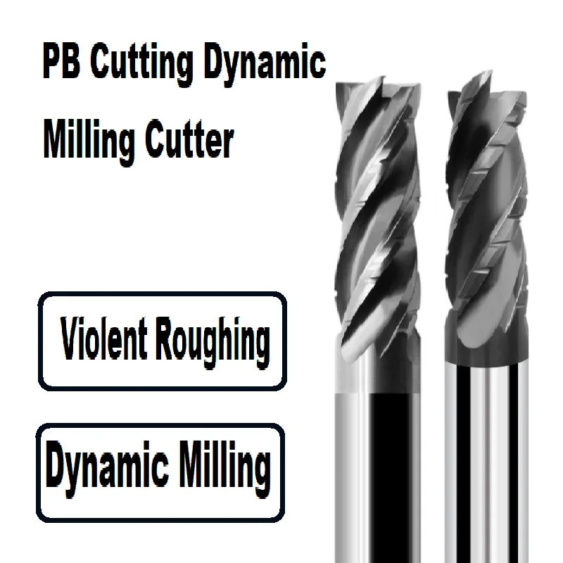 

PB Cutting Dynamic Tungsten Steel Milling Cutter CNC Numerical Control Cutter Vertical Milling Cutter High Efficiency Alloy Mill